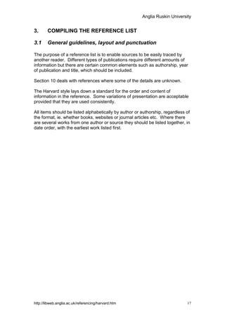 Harvard Style of Referencing 2015 | PDF