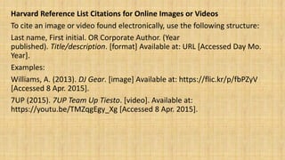 Harvard Reference Using Internet Harvard referencing style | PDF