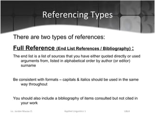 Harvard referencing system | PPT