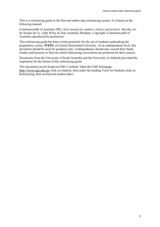 Harvard referencing system PDF