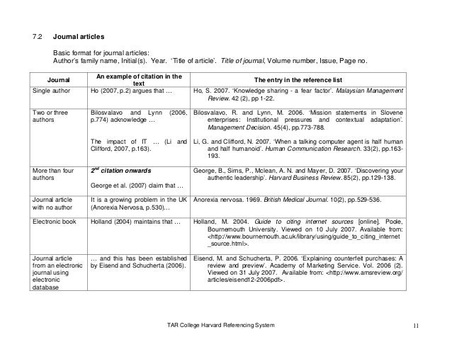 how to reference a journal article with no author harvard