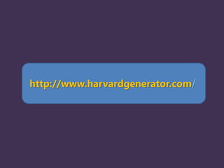 http://www.harvardgenerator.com/
 