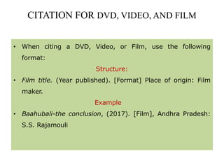Harvard style of reference PPT