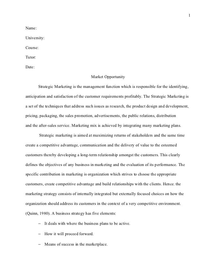 Term paper business management