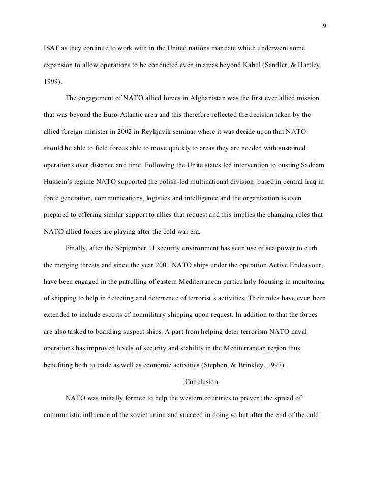 Nato essay