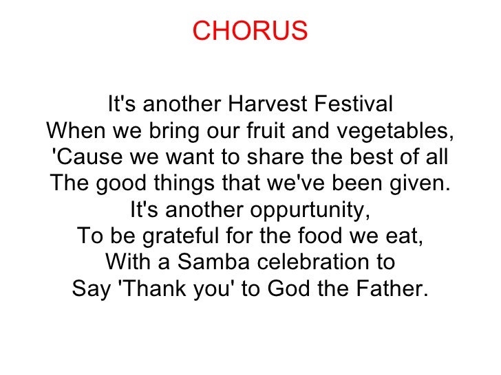 Harvest festival