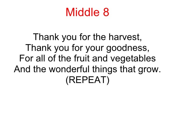 Thank You For The Food We Eat Song Lyrics Thank You For The Food We Eat Song Lyrics
