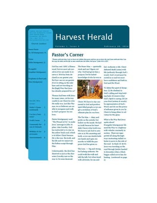 The Harvest Herald!!