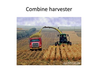 Combine harvester, Wheat
 