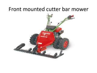 Parts of cutter bar
 