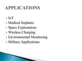 Harvesting RF energies in the systems of recent | PPT