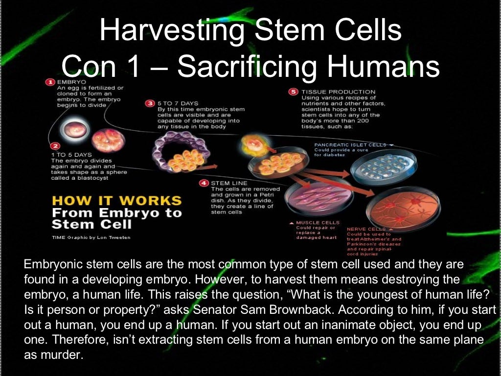Harvesting stem cells