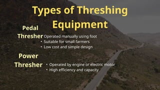 Thresher Ramping Comprehensive Guide to Harvesting and Threshing Equipment and ...