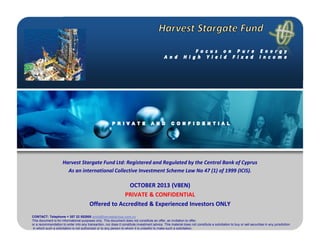 Harvest stargate fund version october en8 2013