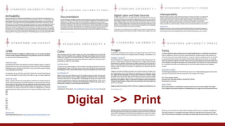 Digital >> Print
 