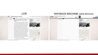 LIVE WAYBACK MACHINE (WEB ARCHIVE)
 