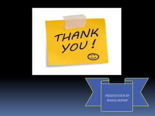 PRESENTATION BY
MAHALAKSHMI
 