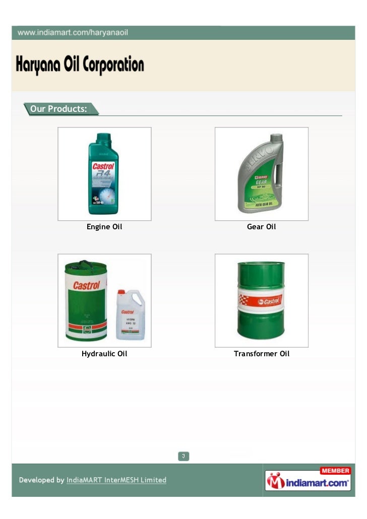 Haryana Oil Corporation, New Delhi, Engine Oil