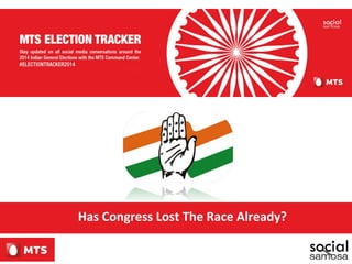 Has Congress Lost The Race Already?
 