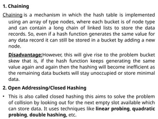 Data base Hash based indexing good.pptxx | PPTX