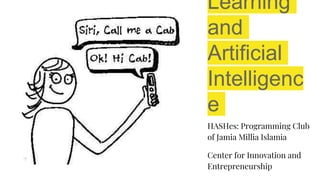 Machine Learning and Artificial Intelligence Introduction for Beginners ...
