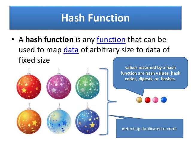 Hash function
