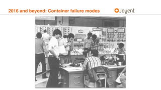 2016 and beyond: Container failure modes
 