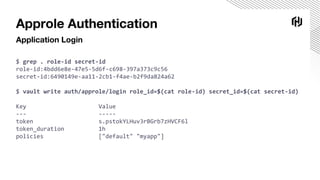 Keeping a Secret with HashiCorp Vault | PPT