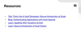 Keeping a Secret with HashiCorp Vault | PPT