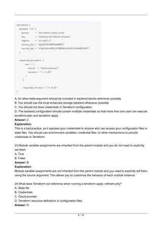 Comprehensive Guide to Passing HashiCorp Terraform Associate 004 Exam | PDF