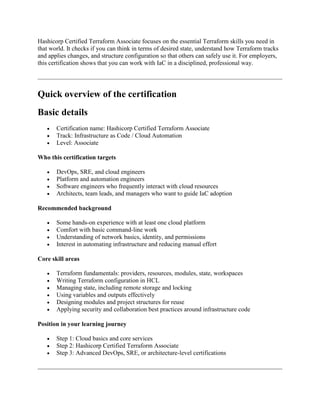 Hashicorp Certified Terraform Associate Exam Preparation Roadmap.pdf