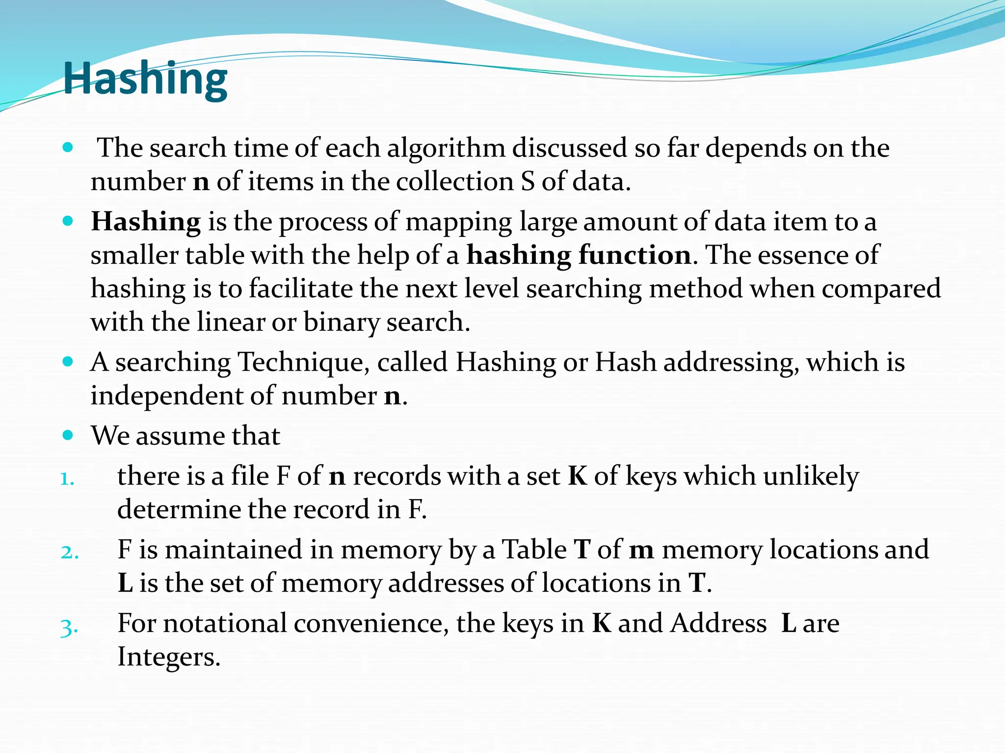 Design data Analysis hashing.ppt by piyush | PPT