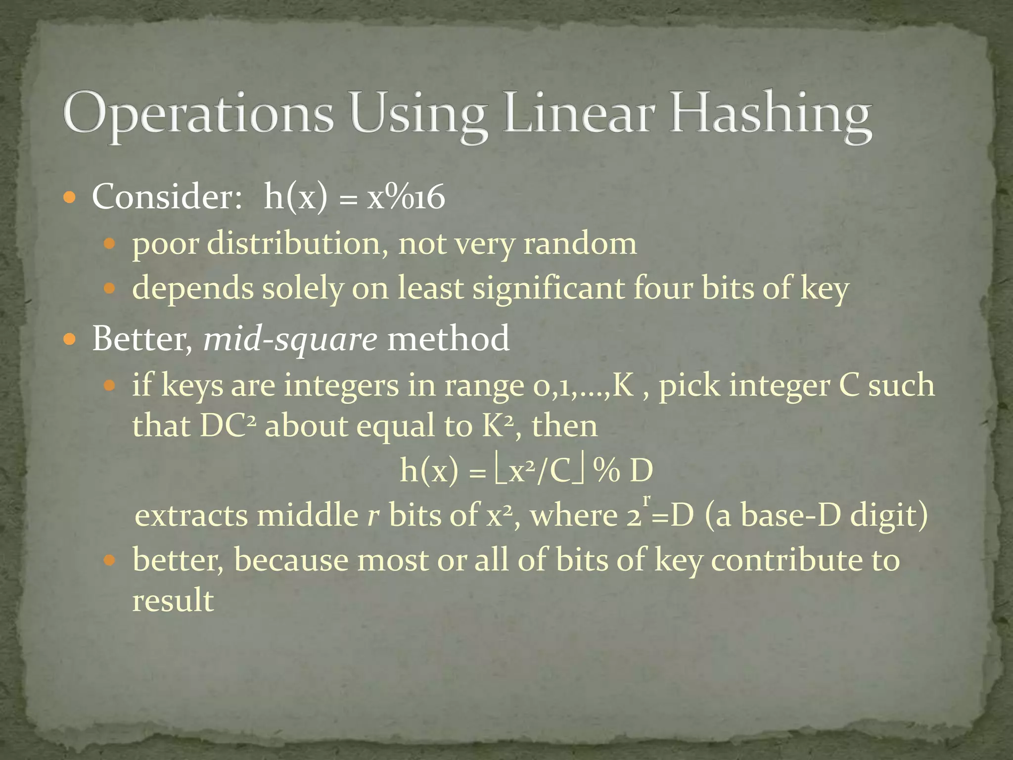 Hashing in datastructure | PPTX