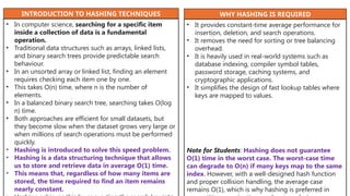 Comprehensive Guide to Hashing Techniques in Computer Science | PPTX