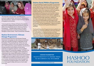 Hashoo Foundation Brochure 2017 
