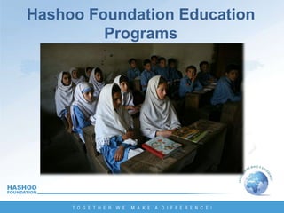 Hashoo Foundation Education Programs 