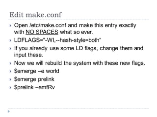 Hashstyling &Prelinks