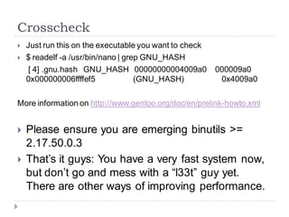 Hashstyling &Prelinks