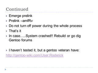 Hashstyling &Prelinks