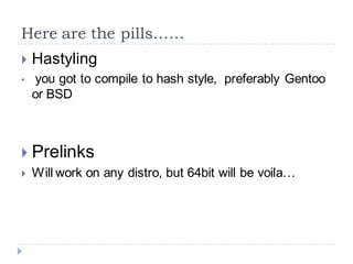 Hashstyling &Prelinks