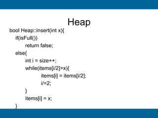 Hash table and heaps | PPTX