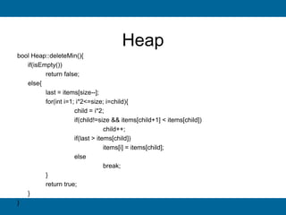 Hash table and heaps | PPTX