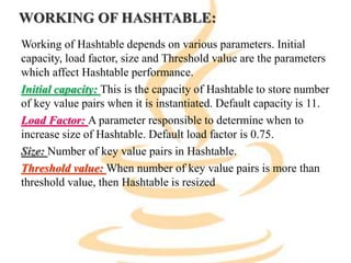 Hash table in java | PPTX