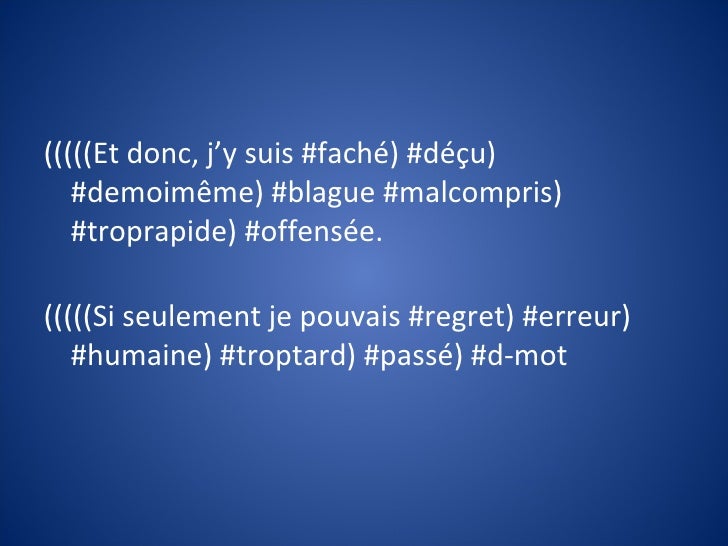 Hashtag Poeme 01 French Version