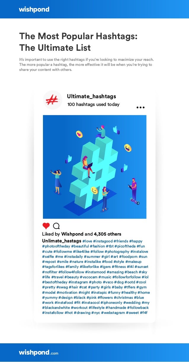 The Most Popular Hashtags The Ultimate List