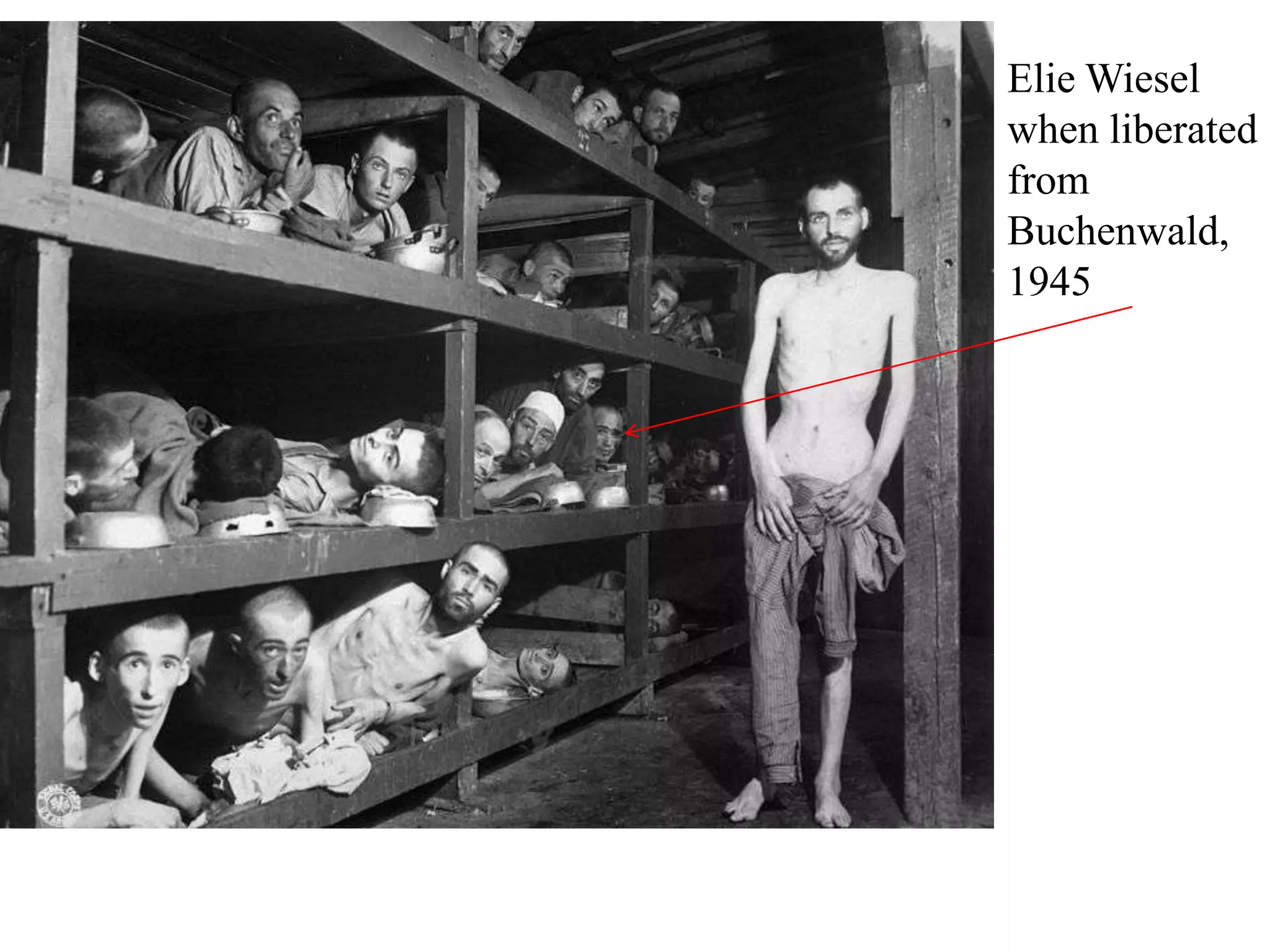 Elie Wiesel
when liberated
from
Buchenwald,
1945

 