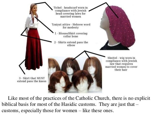 Hasidic women shaved heads