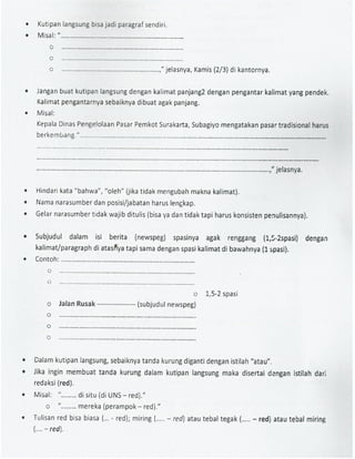 Hasil revisi jurnalistik
