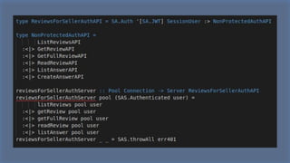 API-REST : servant-server
Inconvénients
Messages d’erreur incompréhensibles
 