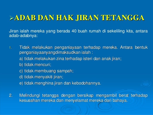 Hasni Adab Dalam Islam